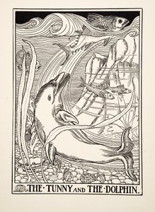 Le Thon et le Dauphin, de Cent Fables d