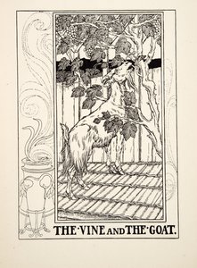 La Vigne et la Chèvre, de Cent Fables d