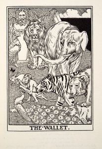 Le Portefeuille, des Fables de Fontaine, pub. 1905