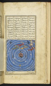 Le Prophète sur Burâq guidé par Jibrâ