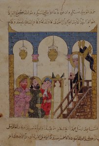 Abu-Zayd prêchant dans la mosquée de Samarkand, des 