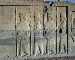 Garde impériale. Bas-reliefs de l