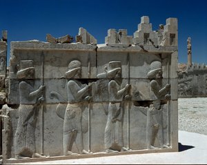 Gardes Mèdes. Reliefs de l