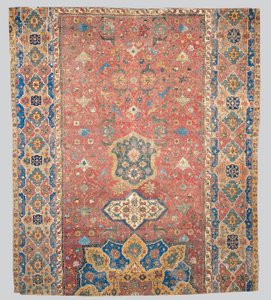 Tapis médaillon partiel de Tabriz, nord-ouest de la Perse, début du XVIe siècle