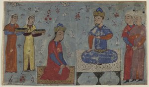 Sindukht devant Sam - Persian School