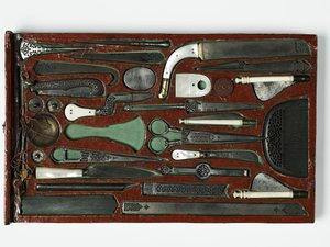 Trousse à outils représentant la Sainte Famille - Persian School