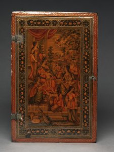 Trousse à outils représentant la Sainte Famille, c.1830 - Persian School