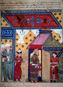 Le souverain Ghazan - Persian School