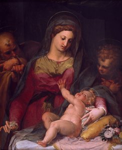 Sainte Famille avec Saint Jean par Peter Candid - Peter (1548 1628) Candid