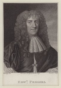 Edward Progers, valet de chambre du roi Charles II (gravure) - Peter (after) Lely