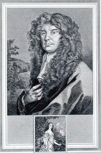 Autoportrait, gravé par J. Corner - Peter (after) Lely