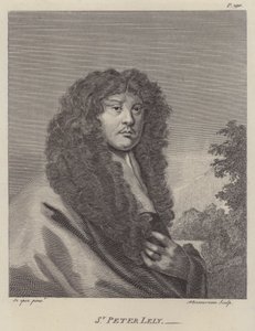 Sir Peter Lely, artiste anglais (gravure) - Peter (after) Lely