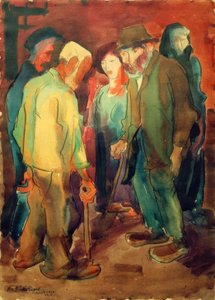 Paysans à Arrode - Peter August Böckstiegel