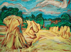 Maison parentale avec greniers à grains - Peter August Böckstiegel