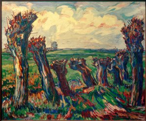 Paysage avec saules - Peter August Böckstiegel