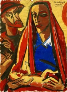 Autoportrait avec famille - Peter August Böckstiegel