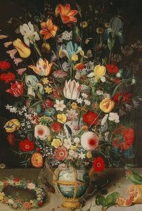 Vase avec fleurs