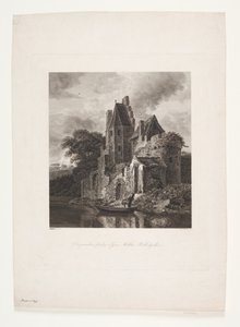 Ruines du château au bord d