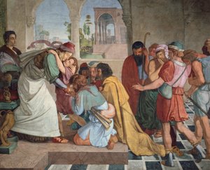 Joseph se révèle à ses frères, 1817 - Peter Cornelius von