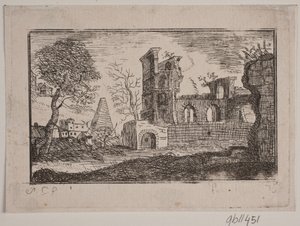 Une ruine antique - Peter Cramer