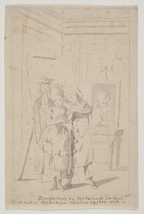 Pierrot et Colombine dans "Le tableau parlant"
