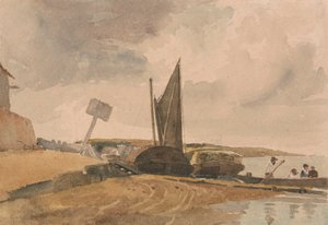 Marée basse, débarquement de bateau