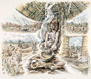 Production de céréales néolithiques, vers 1990-2010 - Peter Dunn