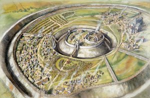 Old Sarum, 1086, vers 1990-2010