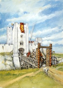 Old Sarum, 1140, vers 1990-2010 - Peter Dunn