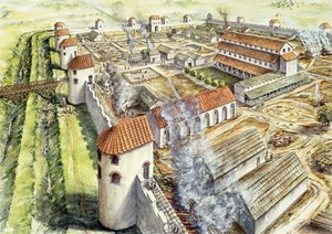 Château de Portchester, AD345, vers 1990-2010 - Peter Dunn