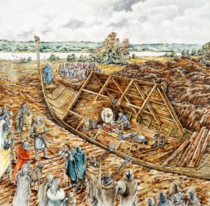 Sépulture de navire de Sutton Hoo, VIIe siècle, 1990-2010 - Peter Dunn