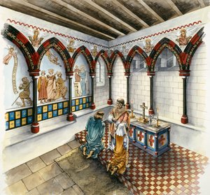 La Chapelle, Tour de Clifford, fin du XIVe siècle, vers 1990-2010 - Peter Dunn