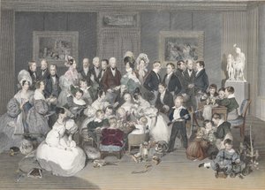 La famille impériale autrichienne en 1834
