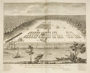 Vue de Savannah telle qu
