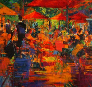 Le Grand Café, 2011 - Peter Graham (Contemporary)