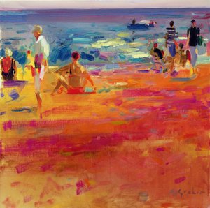 Scène de plage - Peter Graham (Contemporary)