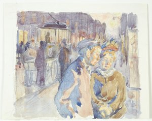 Depuis Enghavevej. Soir - Peter Hansen