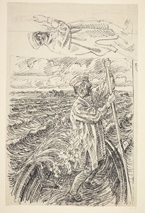 Le prêtre Hans Madsen traverse vers Horneland - Peter Hansen