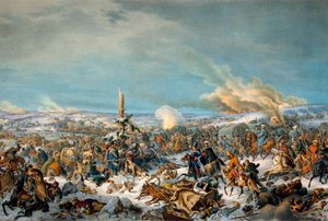 Traversée de la rivière Bérézina, Russie, 27 novembre 1812 - Peter Heinrich Lambert von Hess