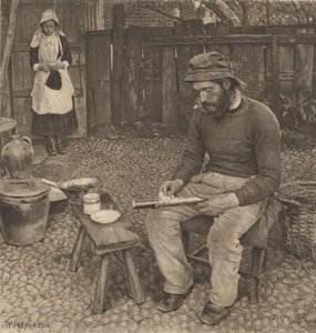 Un pêcheur à la maison - Peter Henry Emerson