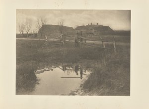 Une ferme marécageuse - Peter Henry Emerson