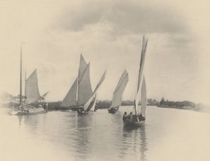 Une régate à Horning - Peter Henry Emerson