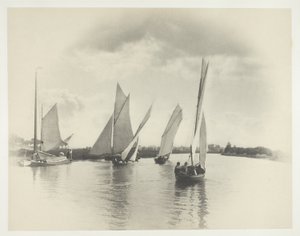 Une régate à Horning - Peter Henry Emerson