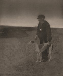 Le braconnier - Un lièvre en vue, 1888 (photo) - Peter Henry Emerson