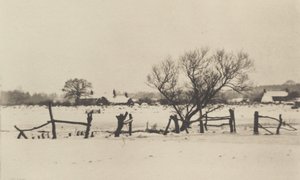 Les Marais enneigés - Peter Henry Emerson