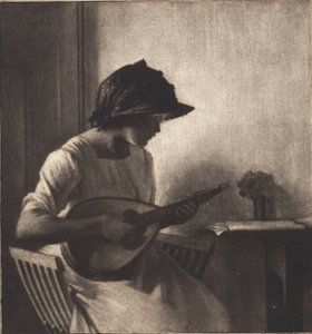 La joueuse de mandoline - Peter Vilhelm Ilsted