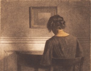 Jeune fille près d