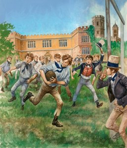 Garçons jouant au rugby - Peter Jackson
