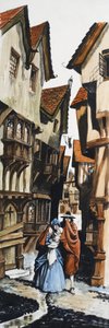 Famille marchant en ville - Peter Jackson