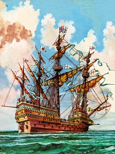 Le Grand Harry, navire amiral de la flotte du roi Henri VIII - Peter Jackson